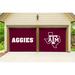 Texas A&M Aggies 7' x 8' 2-Piece Split Garage Door Decor