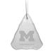 Michigan Wolverines Crystal Tree Personalized Ornament