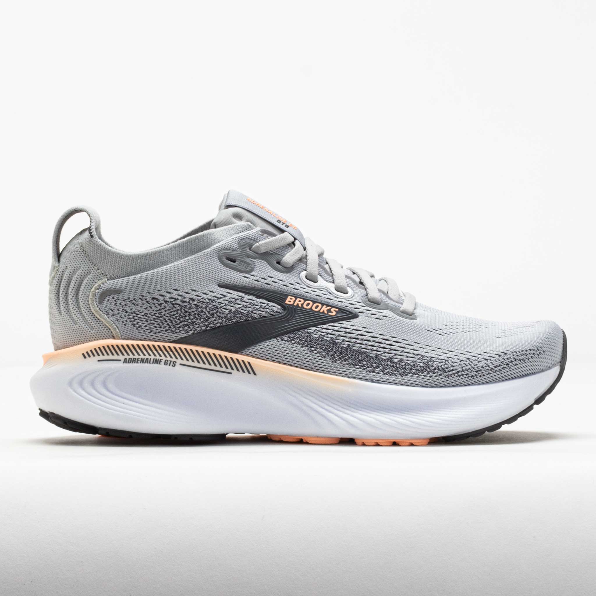 Brooks Adrenaline GTS 25 Women's Running Shoes Grey/Blackened Pearl/Coral