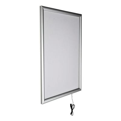 LED Plakatmagnetrahmen »Economy« B2 einseitig schwarz, update displays, 54x74x1.3 cm