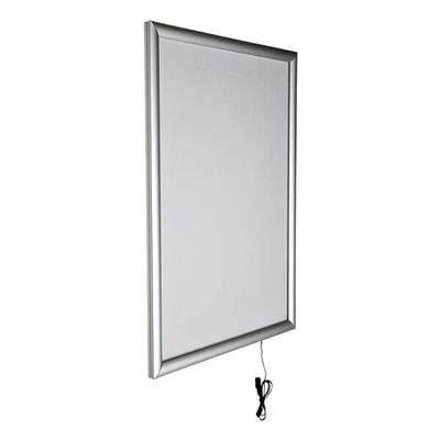 update displays LED Plakatmagnetrahmen »Economy« A2 einseitig silber, 46x63.4x1.3 cm Image