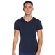 Tommy Hilfiger - Tommy Hilfiger Mens - Mens T Shirt - Mens Clothes - Designer T Shirts Men - Core Stretch Slim V-Neck T-Shirt - Navy Blazer- Size XXL