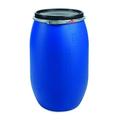 INVOPAK 120 Litre Plastic Blue Open Top Barrel with Lid & Ring UN Approved Food Grade