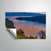 Millwood Pines Morning on the Lake Removable Wall Decal Vinyl in Blue/Green/Orange | 12 H x 18 W in | Wayfair 22014BFE79DB46AA9B765E1641A93E50