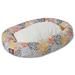 Majestic Pet Products Blooms & Sherpa Bagel Doughnut Polyester/Cotton in Green | 7 H x 19 W x 24 D in | Wayfair 78899554108