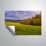 Millwood Pines Mountain Meadow II Removable Wall Decal Vinyl in Blue/Green/Yellow | 16 H x 24 W in | Wayfair 631ADE0F26FC42CF8E4EE7B55554E8CF