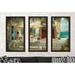 Winston Porter 'Casa D'Amore' Oil Painting Print Multi-Piece Image Plastic/Acrylic in Blue/Green/Yellow | 33.5 H x 52.5 W x 1 D in | Wayfair