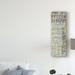 East Urban Home Numbered Letters I by Jennifer Goldberger - Painting Print on Canvas in White | 47 H x 16 W x 2 D in | Wayfair