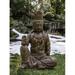 Bungalow Rose Antique Quan Yin Statue Concrete | 30.75 H x 15.5 W x 19.5 D in | Wayfair A6CD6D99A23E4C0E90265D3BC8329118