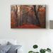 East Urban Home 'Decorative Forrest' Photographic Print on Wrapped Canvas in White | 30 H x 47 W x 2 D in | Wayfair