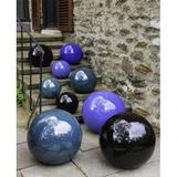 Latitude Run® Glaze Sphere Garden Art Ceramic in Blue | 11.75 H x 11.75 W x 11.75 D in | Wayfair 332E34A3F1F14124983F4F7358512A2E