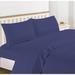 Winston Porter Elmdale 1200 Thread Count Striped Cotton Blend Sheet Set 100% Egyptian-Quality Cotton in Blue/Navy | Queen | Wayfair