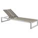 Orren Ellis Guisselle 25" Long Reclining Single Chaise Metal in Gray | 37 H x 76 W x 25 D in | Outdoor Furniture | Wayfair