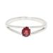 Fiery Solitaire,'Natural Garnet Solitaire Ring from India'