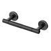 Gatco Latitude II Wall Mount Toilet Paper Holder | Double Post Spring Loaded Toilet Paper Holder Metal in Black | 2 H x 9 W x 3.1 D in | Wayfair