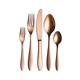 Villeroy & Boch - Manufacture Cutlery Table Cutlery Set for Up to 4 Persons, 20-Pieces, Stainless Steel, Copper