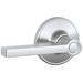 Schlage Solstice Privacy Door Lever w/ Rosette in Gray | 3.07 H x 5.71 W in | Wayfair J40SOL626