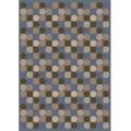 Gray 46 x 0.38 in Area Rug - Ebern Designs Arriaga Geometric Tufted Pale Lapis Area Rug Nylon | 46 W x 0.38 D in | Wayfair