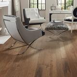 Shaw Blackburn Hickory 3/8" Thick x 5" Wide Engineered Hardwood Flooring in Gray/Brown | 0.38 H in | Wayfair WA11100528