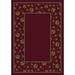 Red 91 x 0.38 in Area Rug - Winston Porter Kelesia Oriental Tufted Burgundy Area Rug Nylon | 91 W x 0.38 D in | Wayfair