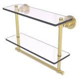 Red Barrel Studio® Arviso Wall Shelf Glass/Metal in Yellow | 12 H x 16 W x 5.6 D in | Wayfair 152365B8042D4071A8ED494D56CE3853