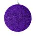 Vickerman 532768 - 8" Cobalt Blue Beaded Ball Christmas Tree Ornament (2 pack) (N185922D)