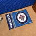 FANMATS Winnipeg Jets Uniform Starter 30 in. x 19 in. Non-Slip Indoor Only Door Mat Synthetics in Blue | Wayfair 19281