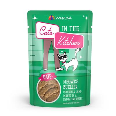 Cats in the Kitchen Slide 'n Serve Pate Meowiss Bueller Chicken & Lamb Dinner Wet Food, 3 oz., Case of 12