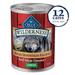 Blue Wilderness Rocky Mountain Recipe Adult Red Meat Dinner Wet Dog Food, 12.5 oz., Case of 12, 12 X 12.5 OZ