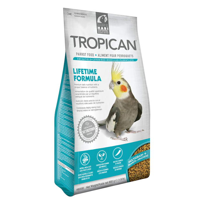 Tropican Lifetime Formula Granules for Cockatiels, 1.8 lbs.