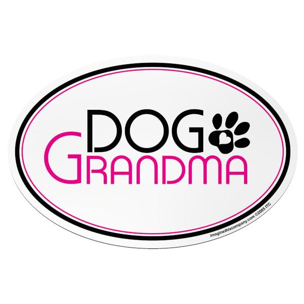 imagine-this-"dog-grandma"-oval-car-magnet,-small,-assorted---assorted/