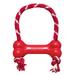 Goodie Bone Rope Dog Toy, Medium, Red