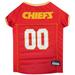 NFL AFC West Mesh Jersey For Dogs, X-Small, Kansas City Chiefs, Multi-Color