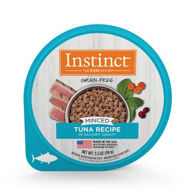 Instinct Grain Free Minced Recipe with Real Tuna Natural Wet Cat Food, 3.5 oz., Case of 12