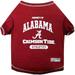 NCAA SEC T-Shirt for Dogs, Medium, Alabama, Multi-Color