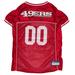 NFL NFC West Mesh Jersey For Dogs, Medium, San Francisco 49ers, Multi-Color