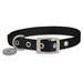Adjustable Black Nylon Buckle Dog Collar, Medium