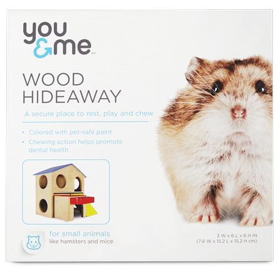 You & Me Large Wood 2-Story Hamster House