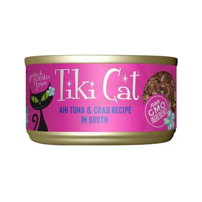Tiki Cat Hana Grill Ahi Tuna Crab Wet Cat Food, 2.8 oz., Case of 12