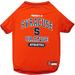 NCAA ACC T-Shirt for Dogs, X-Large, Syracuse, Multi-Color