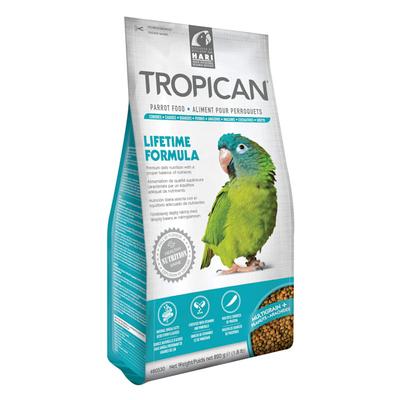 Tropican Lifetime Formula Granules for Parrots, 1.8 lbs.