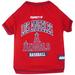 MLB American League West T-Shirt for Dogs, Medium, Los Angeles Angels, Multi-Color