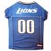 NFL NFC North Mesh Jersey For Dogs, X-Small, Detroit Lions, Multi-Color