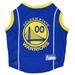 NBA Western Conference Mesh Jersey for Dogs, Medium, Golden State Warriors, Multi-Color