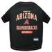 MLB National League West T-Shirt for Dogs, X-Large, Arizona Diamondbacks, Black