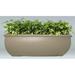 Allied Molded Products Orlando Composite Pot Planter Composite in Orange/White | 30 H x 60 W x 36 D in | Wayfair ORL-603630-PD-23