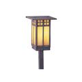 Arroyo Craftsman Glasgow 1-Light Pathway Light Metal in Gray/White | 11 H x 6 W x 6 D in | Wayfair GSP-6REC-P