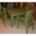 Darby Home Co Milford Dining Table Wood in Green | 29.25 H x 69 W x 42 D in | Outdoor Dining | Wayfair DRBC3764 31946390