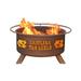 Patina Products Collegiate Series 16" H x 30" W Steel Outdoor Fire Pit w/ Lid Steel in Gray | 16 H x 30 W x 30 D in | Wayfair F430