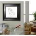 Rayne Mirrors Wall Mounted Dry Erase Board Wood/Manufactured Wood in Black/Brown | 32.25 H x 32.25 W x 2 D in | Wayfair W08/2424